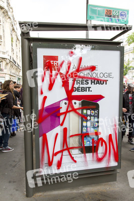 Demonstration gegen die Front National, Paris