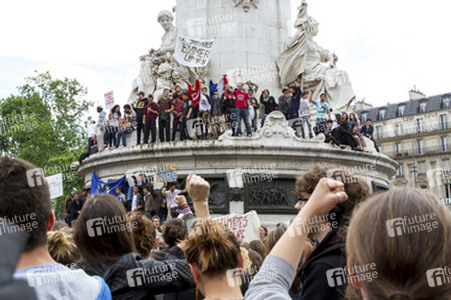Demonstration gegen die Front National, Paris