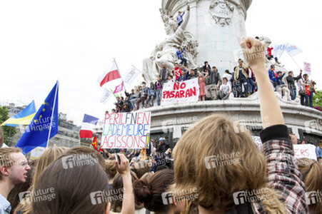 Demonstration gegen die Front National, Paris