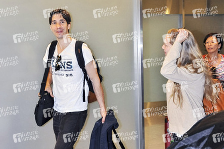 Amanda Seyfried und Justin Long bei der Ankunft in Japan