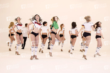 Fototermin 'Deutsches Fernseh-Ballett im Fußballfieber', Berlin