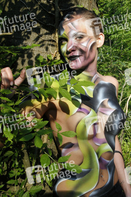 Waldgeist / Forest Spirit Bodypainting