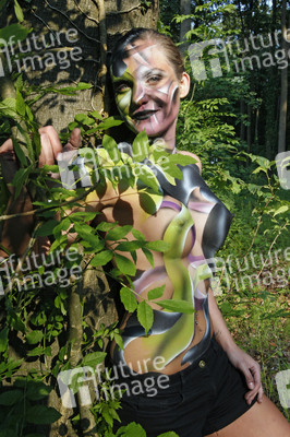 Waldgeist / Forest Spirit Bodypainting