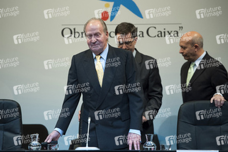 King Juan Carlos bei der La Caixa Grants Ceremony, Madrid