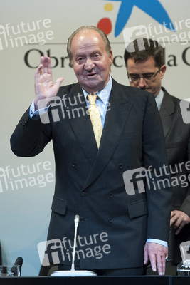 King Juan Carlos bei der La Caixa Grants Ceremony, Madrid