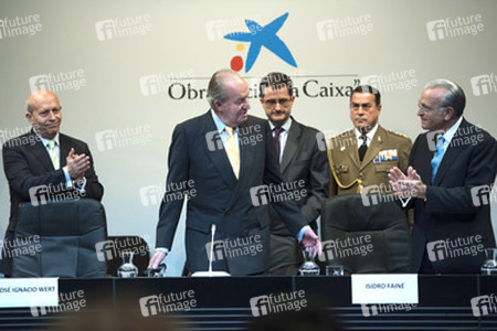 King Juan Carlos bei der La Caixa Grants Ceremony, Madrid