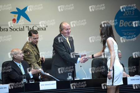 King Juan Carlos bei der La Caixa Grants Ceremony, Madrid