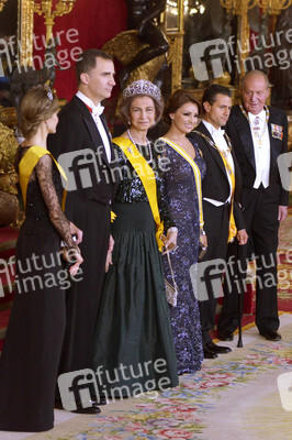 Gala-Dinner für Präsident Enrique Pena Nieto, Madrid