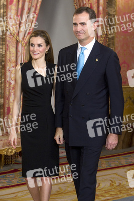 Prinz Felipe von Spanien und Prinzessin Letizia von Spanien, Madrid