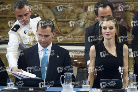 Prinz Felipe von Spanien und Prinzessin Letizia von Spanien, Madrid