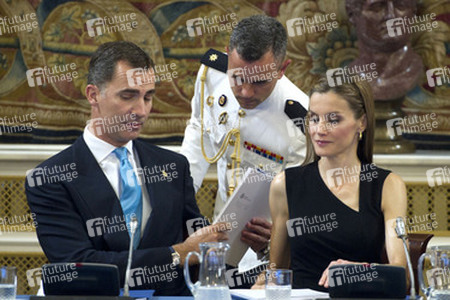Prinz Felipe von Spanien und Prinzessin Letizia von Spanien, Madrid