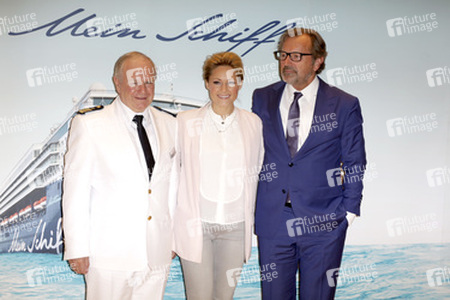 Presskonfernez zu Taufe der 'Mein Schiff 3', Hamburg
