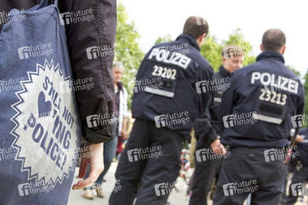 Infozelt der Refugees am Oranienplatz, Berlin