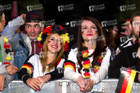WM-Fanmeile beim Spiel Deutschland gegen Ghana, Berlin