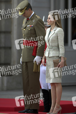 König Felipe empfängt die Armee und die Guardia Civil, Madrid