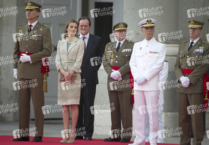 König Felipe empfängt die Armee und die Guardia Civil, Madrid