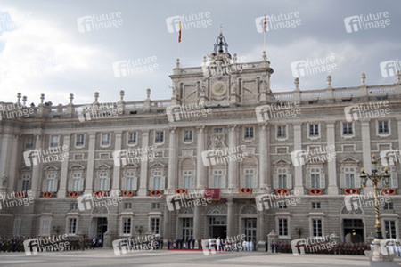 König Felipe empfängt die Armee und die Guardia Civil, Madrid