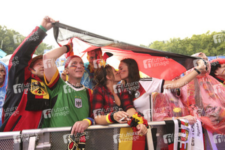 WM-Fanmeile beim Spiel Deutschland gegen USA, Berlin