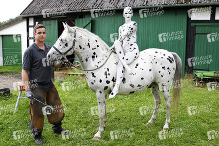 Hufschmied / Farrier Bodypainting