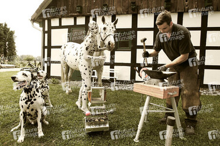 Hufschmied / Farrier Bodypainting
