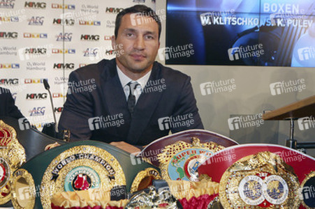 Pressekonferenz zum WM Boxkampf Klitschko vs. Pulev, Hamburg