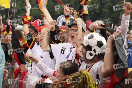 WM-Fanmeile beim Spiel Deutschland gegen USA, Berlin