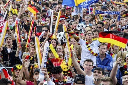 WM-Fanmeile beim Spiel Deutschland gegen USA, Berlin
