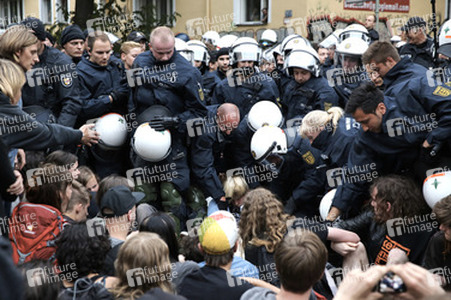 Demonstration für Bleiberecht, Berlin
