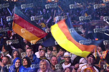 WM-Fanmeile beim Spiel Deutschland gegen Algerien, Berlin