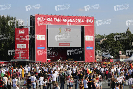 WM-Fanfest beim Spiel Deutschland gegen Frankreich, Hamburg
