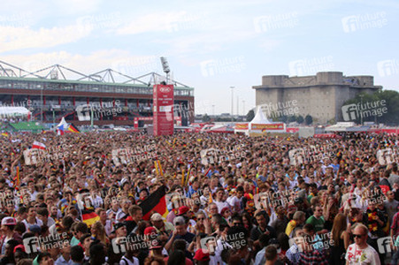 WM-Fanfest beim Spiel Deutschland gegen Frankreich, Hamburg