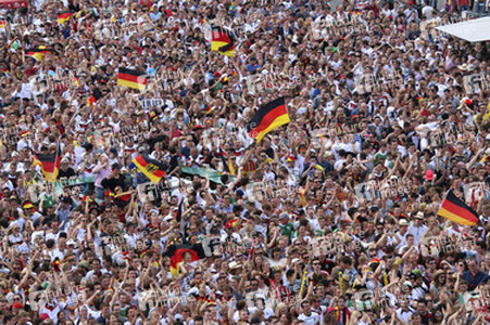 WM-Fanfest beim Spiel Deutschland gegen Frankreich, Hamburg