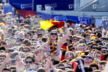 WM-Fanmeile beim Spiel Deutschland gegen Frankreich, Berlin