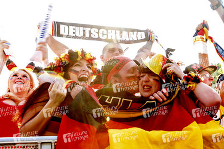 WM-Fanmeile beim Spiel Deutschland gegen Frankreich, Berlin