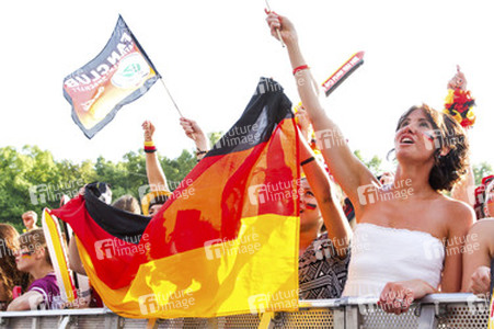 WM-Fanmeile beim Spiel Deutschland gegen Frankreich, Berlin