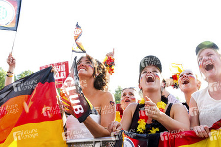 WM-Fanmeile beim Spiel Deutschland gegen Frankreich, Berlin