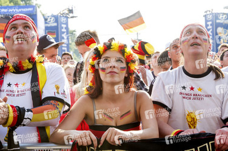 WM-Fanmeile beim Spiel Deutschland gegen Frankreich, Berlin
