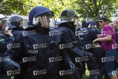Demonstration für das Bleiberecht der Flüchtlinge aus der Gerhart-Hauptmann-Schule, Berlin