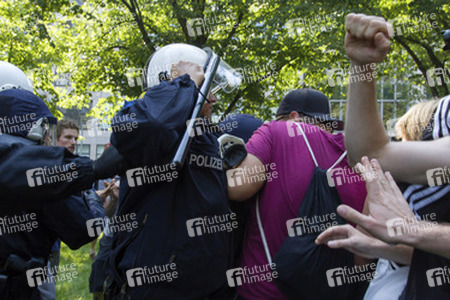 Demonstration für das Bleiberecht der Flüchtlinge aus der Gerhart-Hauptmann-Schule, Berlin