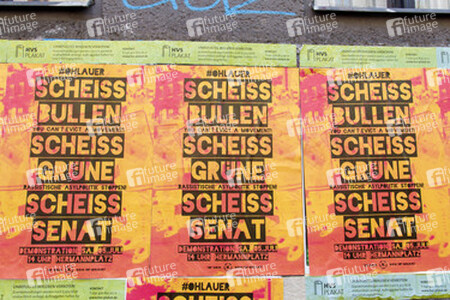 Demonstration für das Bleiberecht der Flüchtlinge aus der Gerhart-Hauptmann-Schule, Berlin
