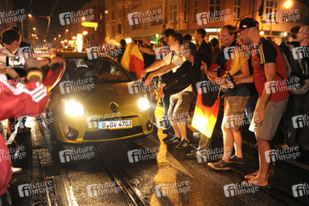 Fanfeier nach Halbfinalsieg der deutschen WM-Mannschaft, Berlin