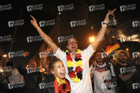 Fanfeier nach Halbfinalsieg der deutschen WM-Mannschaft, Berlin