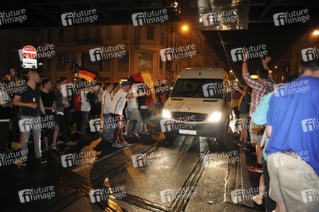 Fanfeier nach Halbfinalsieg der deutschen WM-Mannschaft, Berlin