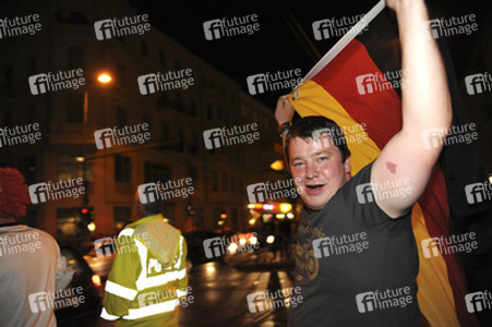 Fanfeier nach Halbfinalsieg der deutschen WM-Mannschaft, Berlin