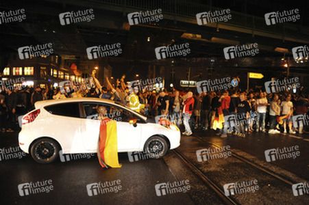 Fanfeier nach Halbfinalsieg der deutschen WM-Mannschaft, Berlin