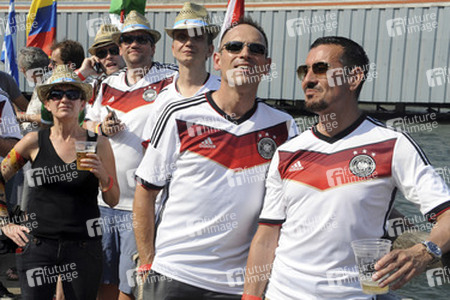 Puiblic Viewing beim WM-Spiel Deutschland gegen Brasilien, New York