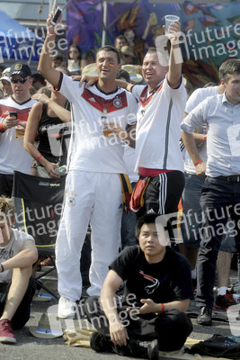 Puiblic Viewing beim WM-Spiel Deutschland gegen Brasilien, New York