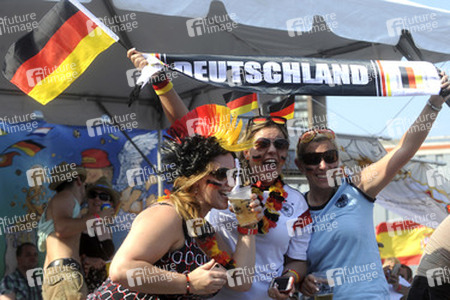 Puiblic Viewing beim WM-Spiel Deutschland gegen Brasilien, New York