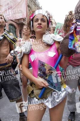 Demoparade gegen Fashion Terror und für Faire Mode und Trashion, Berlin