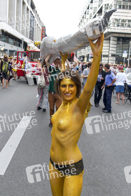 Demoparade gegen Fashion Terror und für Faire Mode und Trashion, Berlin
